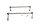 Seat bracket support rail mount holder front BMW R 1200 GS K25 0307 R12 04-07