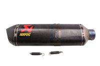 Ljuddämpare Akrapovic slip-on avgas slutrör med fäste Aprilia RSV4 RK 09-12