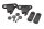 Seat bracket mount holder rubber buffers front BMW R 1200 GS K25 0307 R12 04-07