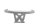 Windscreen bracket fairing stay headlight front BMW R 1200 GS K25 0307 R12 04-07