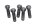 Wielbouten velgschroeven achter set 5 stuks BMW R 1200 GS K25 0307 R12 04-07
