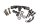 Nokkenaslagerbok bouten moeren montageset links BMW R 1200 GS K25 0307 R12 04-07