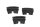 Fuel tank rubber buffer mounts 3 pieces top BMW R 1200 GS K25 0307 R12 04-07