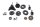 Windscreen mounting kit bolts knobs adjuster BMW R 1200 GS K25 0307 R12 04-07