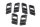 Gummiauflagen Kofferträger Puffer links rechts BMW R 1200 GS K25 0307 R12 04-07