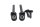 Windschildhalter Gummilager Satz mit Schrauben BMW R 1200 GS K25 0307 R12 04-07