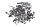 Schraubensatz Rahmen Verkleidung Motor Muttern BMW R 1200 GS K25 0307 R12 04-07
