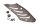 Hitzeschutz Hitzeschild Endtopf Auspuff rechts BMW R 1200 GS K25 0307 R12 04-07
