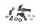 Tankhalter Set Befestigung Gummilager Schrauben BMW R 1200 GS K25 0307 R12 04-07