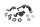 Tankhalter Set Befestigung Gummilager Schrauben BMW R 1200 GS K25 0307 R12 04-07