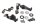 Tankhalter Set Befestigung Gummilager Schrauben BMW R 1200 GS K25 0307 R12 04-07