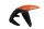 Front fender mudguard wheel cover orange black KTM 640 LC4 DUKE 2 DK2 99-07