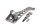 Kofferhalter Gepäckträgeraufnahme links Rahmen BMW R 1200 GS K25 0307 R12 04-07