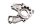Öljypumppu pesä roottori kansi pultit moottori BMW R 1200 GS K25 0307 R12 04-07
