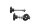 Windscreen adjuster knob screw set windshield BMW R 1200 GS K25 0307 R12 04-07