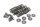 Clutch springs kit bolts retainer washers 6 pieces KTM 640 LC4 DUKE 2 DK2 99-07