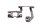 Unterfahrschutz Halter Motorschutz Träger Satz BMW R 1200 GS LC K50 0A01 13-17