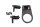 Guía latiguillo freno abrazadera basculante trasero KTM 640 LC4 DUKE 2 DK2 99-07