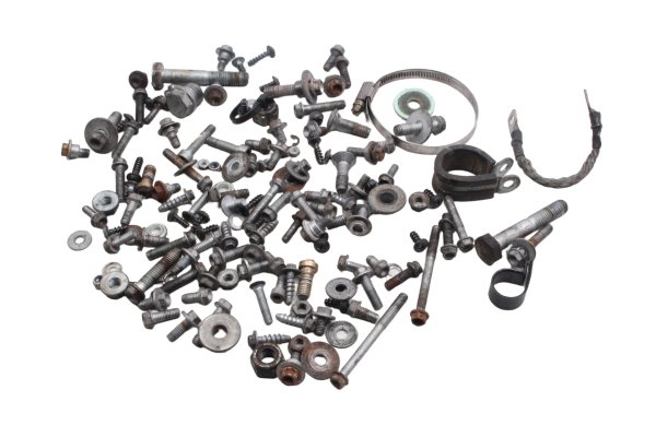 Kit tornillería tuercas arandelas chasis carenado KTM 640 LC4 DUKE 2 DK2 99-07