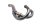 Colector escape tubo múltiple abrazadera delantero KTM 640 LC4 DUKE 2 DK2 99-07