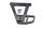 Soporte estribera pasajero trasero izquierdo KTM 640 LC4 DUKE 2 DK2 99-07