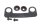 Soporte guardabarros trasero placa anclaje inferior KTM 640 LC4 DUKE 2 DK2 99-07