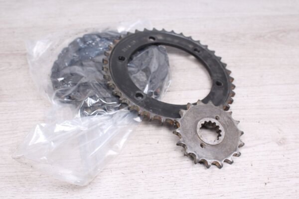 Kit cadena juego de transmisión piñón engranaje Yamaha FJ 1200 1XJ 1WH 1TX 86-87