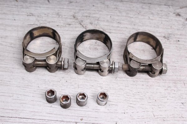 Set Schellen Klemmen Aprilia Pegaso 650 I.E. Factory VD FACTORY 07-09