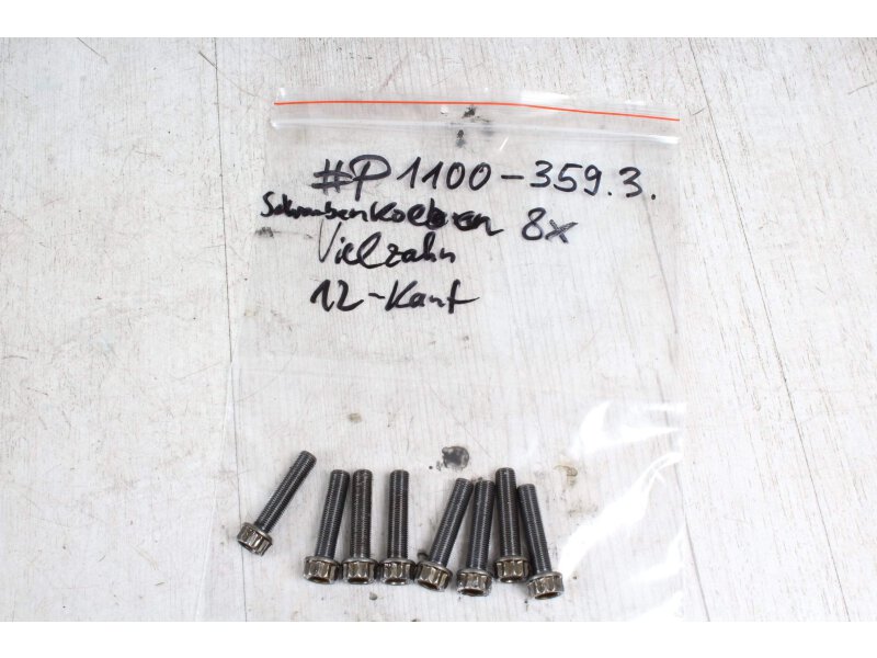 8x screws piston multi-tooth 12-cant Yamaha FZ6 RJ07 04-06