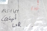 Cockpitverkleidung links rechts metall 1451489 BMW K 75 C K75C 85-88