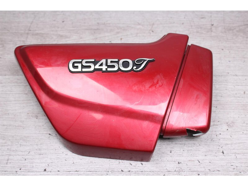 Couvercle de couverture latérale de couverture rouge rouge droit rouge Suzuki GS 450 T GS450T 81-83