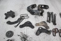 Convoluto di parti rimanenti supporti bulloni tappi Kawasaki GPX 750 R ZX750F 87-89