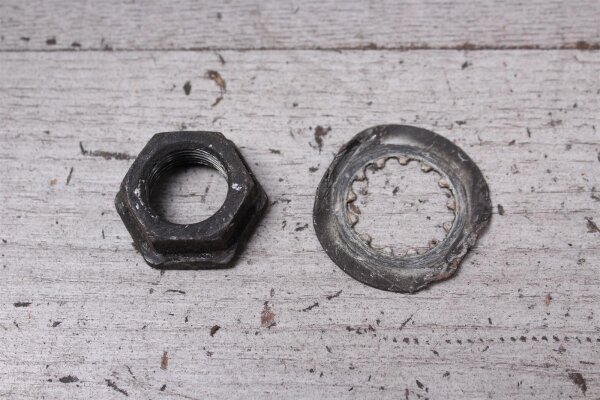 Set dado pignone rondella di sicurezza Kawasaki GPX 750 R ZX750F 87-89