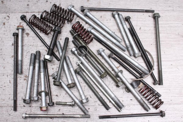 Set schroeven veertjes Kawasaki ZZR 1100 C ZXT10C/C 90-92