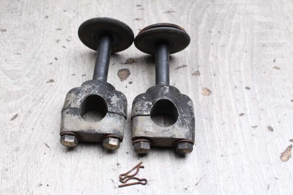Steering clamps fork bridge in front above Yamaha XS 400 SE 4G5 81-83